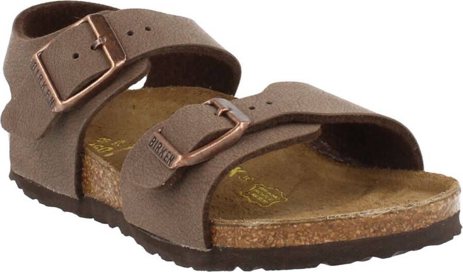 Birkenstock New York Junior Birko Flor BC Narrow Junior Sandaal Donkerbruin - Foto 10
