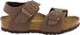 Birkenstock New York Junior Birko Flor BC Narrow Junior Sandaal Donkerbruin - Thumbnail 7