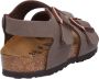 Birkenstock New York Junior Birko Flor BC Narrow Junior Sandaal Donkerbruin - Thumbnail 15