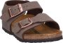 Birkenstock New York Junior Birko Flor BC Narrow Junior Sandaal Donkerbruin - Thumbnail 13