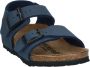 Birkenstock New York Junior Birko Flor BC Narrow Junior Sandaal Marineblauw - Thumbnail 14