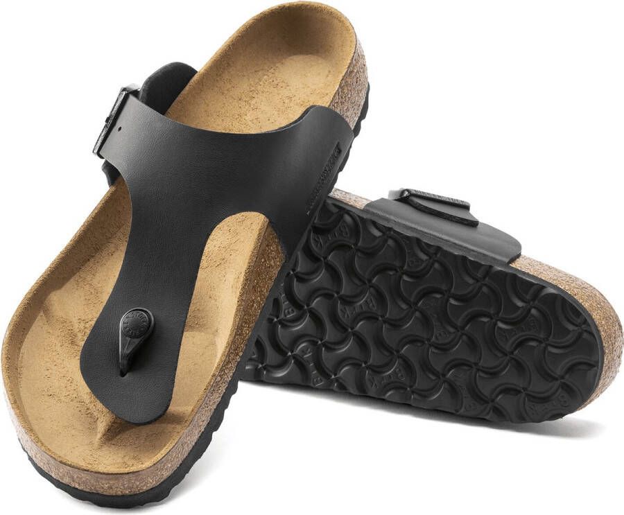 Birkenstock Ramses Slippers Heren Zwart Birko-flor Narrow-fit