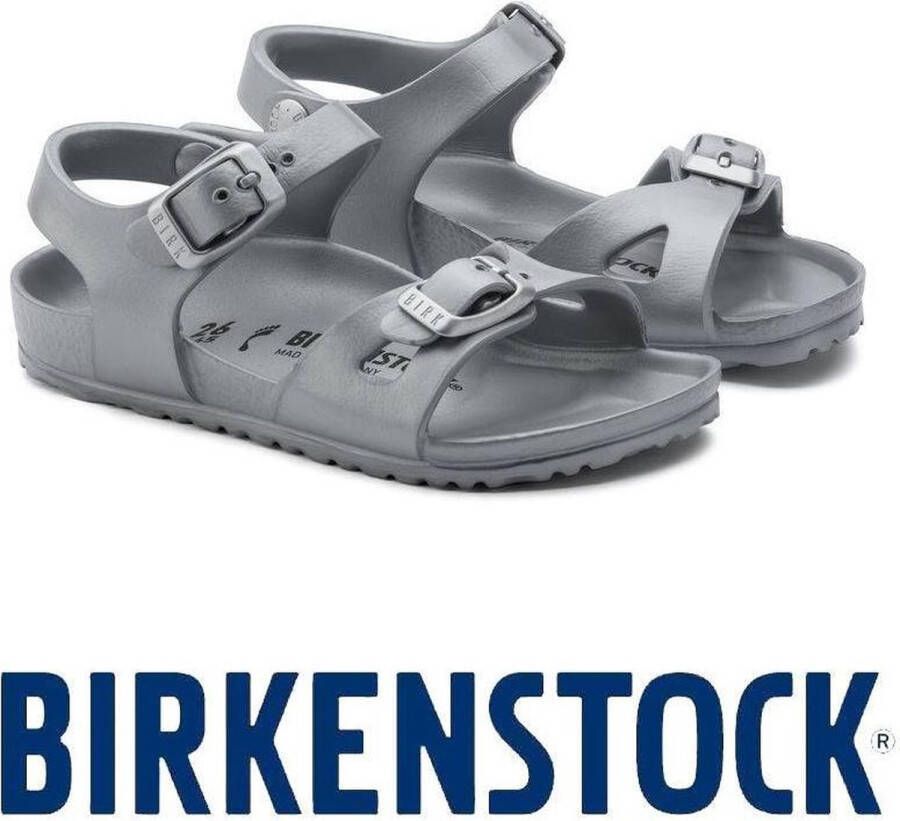 Birkenstock Rio EVA Kinderslippers Small fit Silver