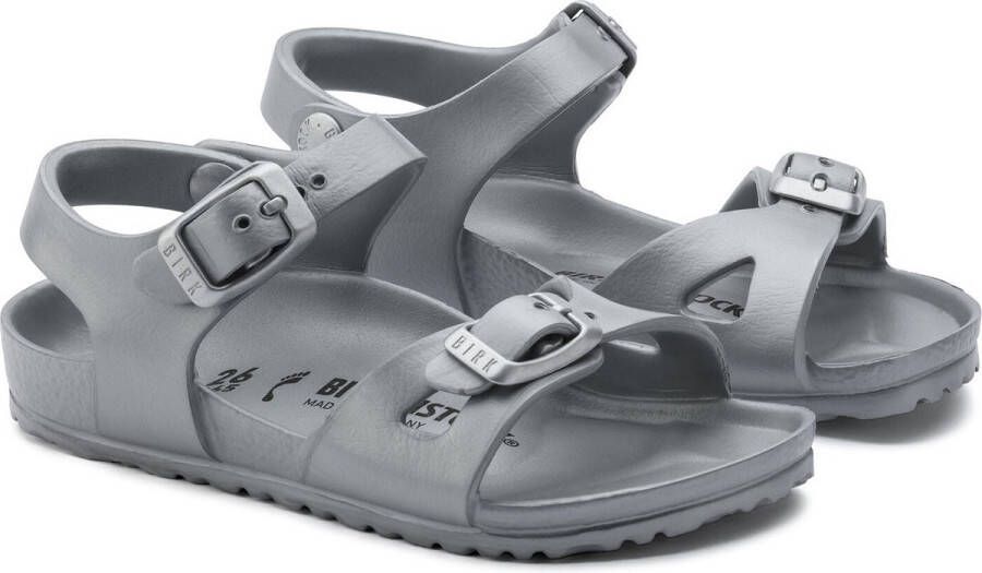 Birkenstock Rio EVA Kinderslippers Small fit Silver