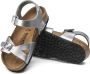 Birkenstock Rio Kids Sandalen Electric Metallic Silver Narrow fit | Zilver | Imitatieleer - Thumbnail 15