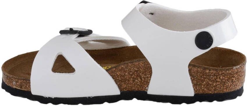 Birkenstock Rio Kinder Slippers Unisex wit bruin