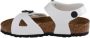 Birkenstock Rio Kinder Slippers Unisex wit bruin - Thumbnail 4