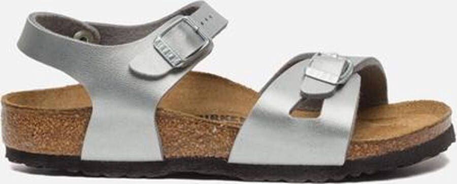 Birkenstock Rio Sandalen Silver Smal