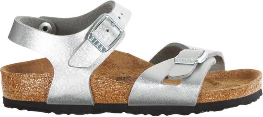 Birkenstock Rio Sandalen Silver Smal