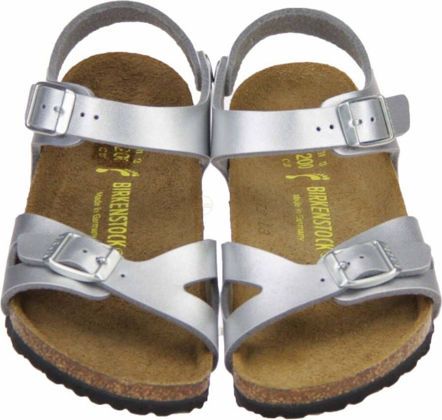 Birkenstock Rio Sandalen Silver Smal