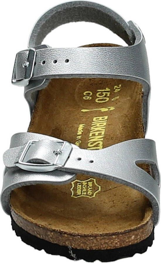 Birkenstock Rio Sandalen Silver Smal
