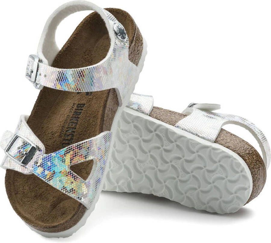 Birkenstock Rio Sandalen Small fit Silver - Foto 8