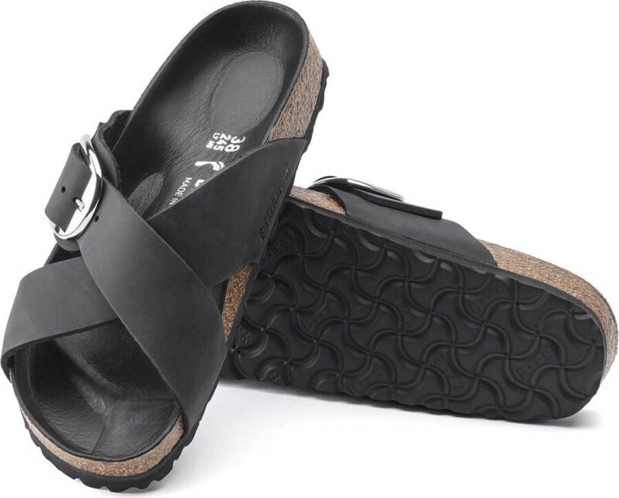 Birkenstock Siena Big Buckle Zwart