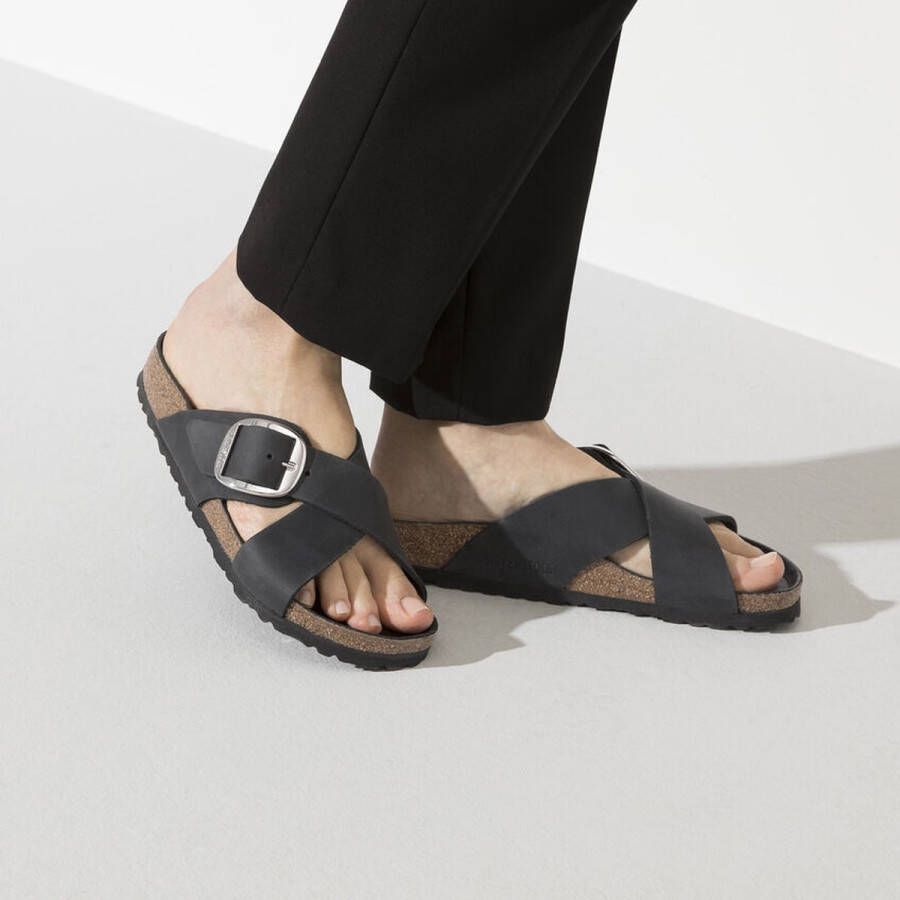 Birkenstock Siena Big Buckle Zwart