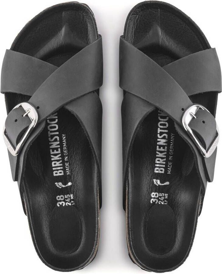 Birkenstock Siena Big Buckle Zwart