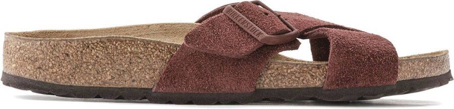 Birkenstock Siena Dames Slippers Chocolate Narrow-fit Bruin Suède