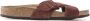 Birkenstock slipper SIENA Chocolate Velours Leather Soft Footbed narrow - Thumbnail 3