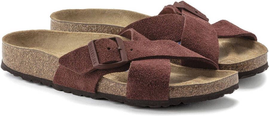 Birkenstock Siena Dames Slippers Chocolate Narrow-fit Bruin Suède