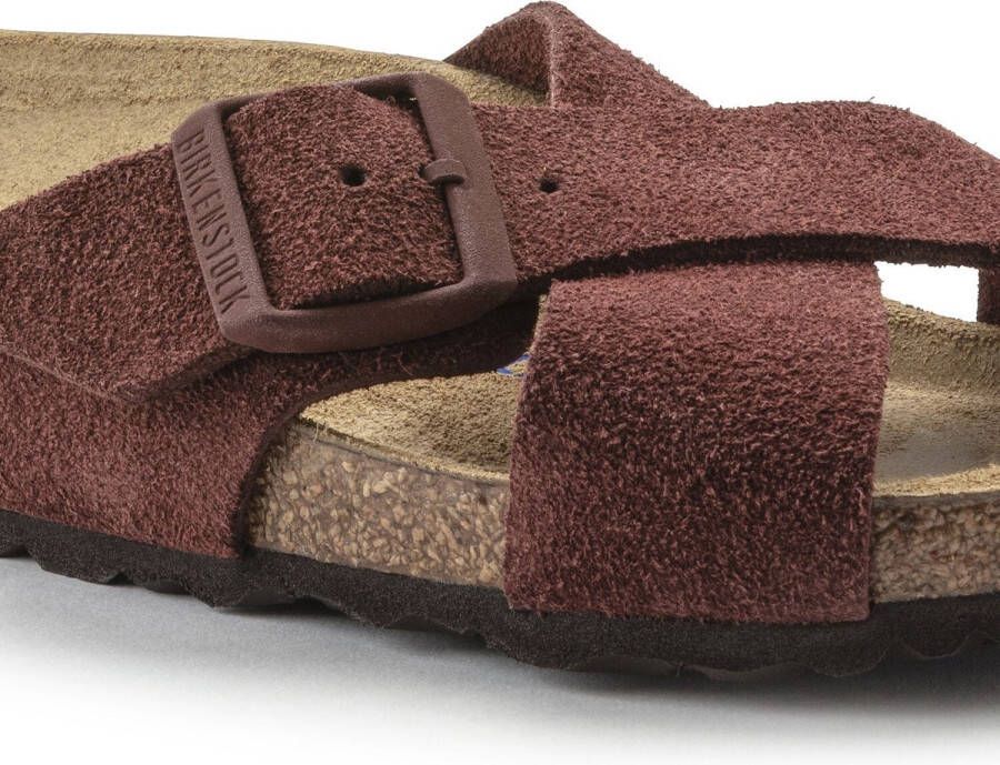 Birkenstock Siena Dames Slippers Chocolate Narrow-fit Bruin Suède