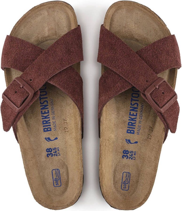 Birkenstock Siena Dames Slippers Chocolate Narrow-fit Bruin Suède