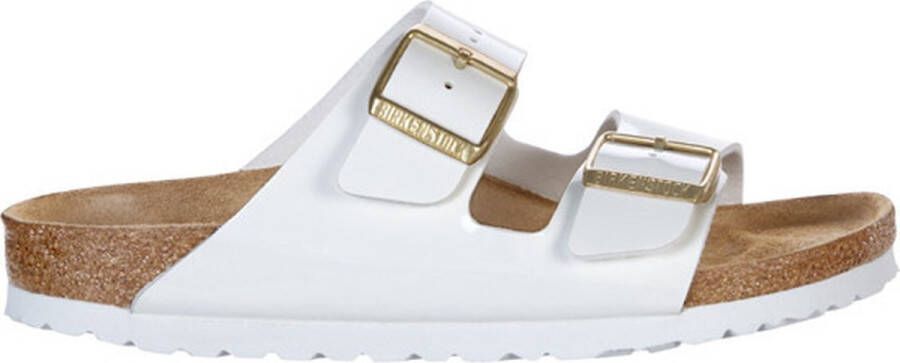 Birkenstock Slipper Arizona 1005294 Wit Lak Smal