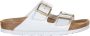 Birkenstock Arizona Grote Gesp Patent Witte Slippers Birko Flor Patent Streetwear - Thumbnail 44