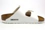 Birkenstock Arizona Grote Gesp Patent Witte Slippers Birko Flor Patent Streetwear - Thumbnail 50