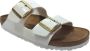 Birkenstock Arizona Grote Gesp Patent Witte Slippers Birko Flor Patent Streetwear - Thumbnail 37