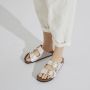 Birkenstock Arizona Dames Slippers Graceful Pearl White Narrow fit | Wit | Imitatieleer - Thumbnail 8