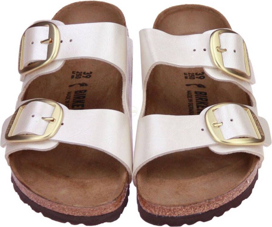 Birkenstock Slipper Arizona Big Buckle 1020021 Parel Wit Smal