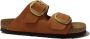 BIRKENSTOCK Arizona | Burnt Orange Nar Oranje Nubuck Platte sandalen Unisex - Thumbnail 8