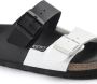 Birkenstock Slipper Arizona Split 1019712 Zwart Wit Smal - Thumbnail 5