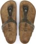 Birkenstock Gizeh Slippers Faded Khaki Regular fit | Groen | Nubuck - Thumbnail 11