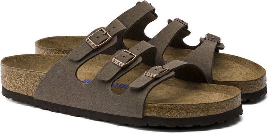 Birkenstock Slippers bruin