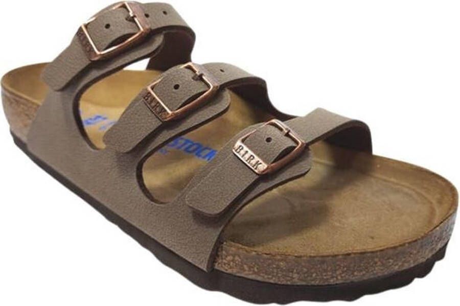 Birkenstock Slippers bruin