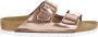 Birkenstock Slippers ARIZONA SFB in smalle schoenwijdte metallic-look met soft-voetbed - Thumbnail 12