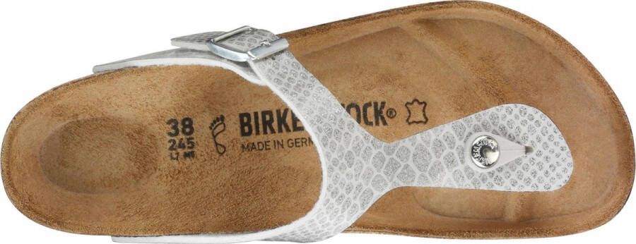 Birkenstock Slippers Gizeh Magic Snake White