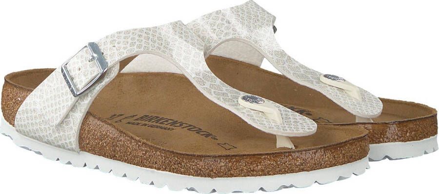 Birkenstock Slippers Gizeh Magic Snake White