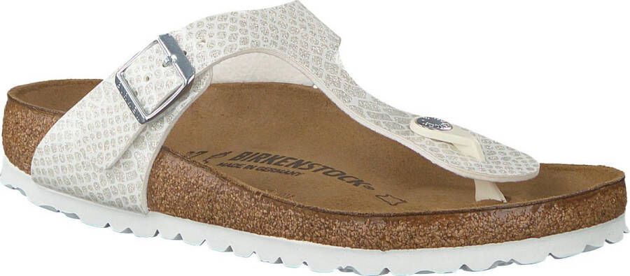 Birkenstock Slippers Gizeh Magic Snake White