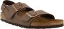 Birkenstock Bruine Sandalen met Leren en Synthetische Voering Brown Unisex - Thumbnail 14