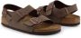 Birkenstock Bruine Sandalen met Leren en Synthetische Voering Brown Unisex - Thumbnail 11