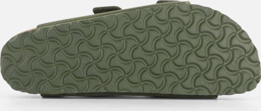 Birkenstock Slippers Mannen groen