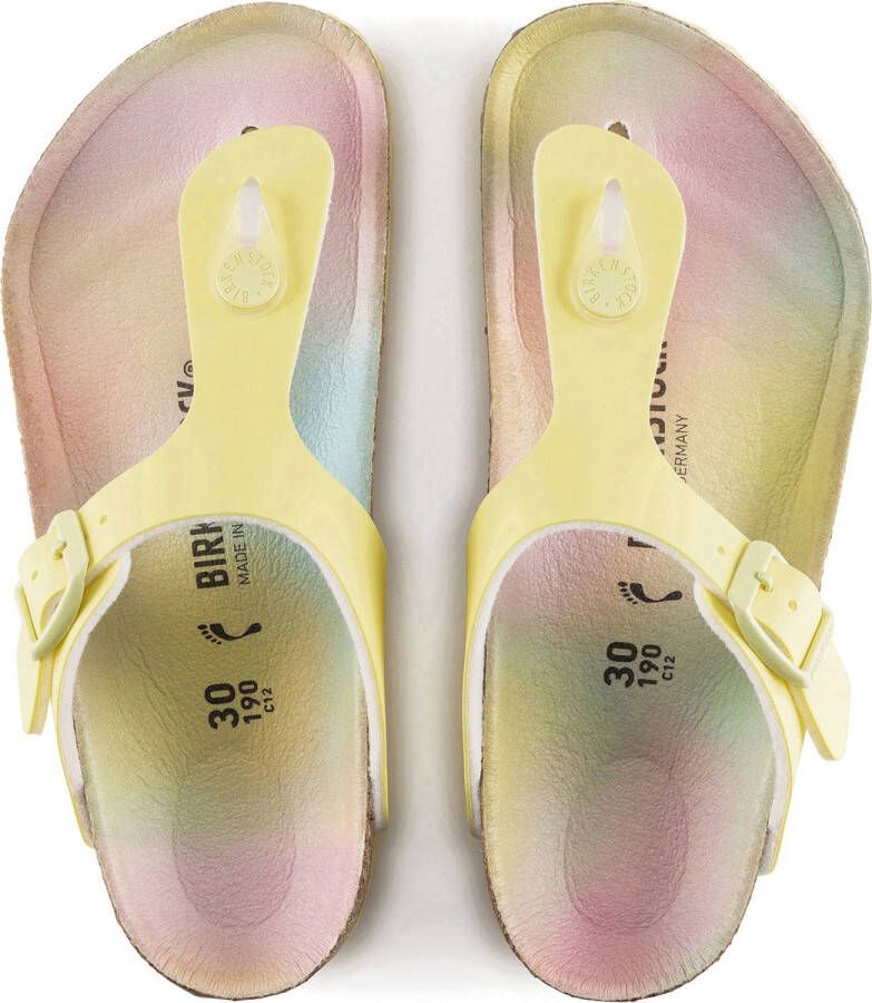 Birkenstock Gizeh Kids Slippers Candy Ombre Yellow Narrow fit | Geel | Imitatieleer - Foto 8