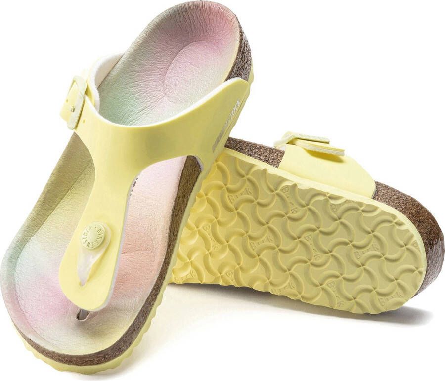 Birkenstock Gizeh Kids Slippers Candy Ombre Yellow Narrow fit | Geel | Imitatieleer - Foto 10
