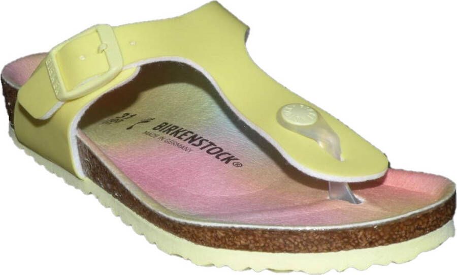 Birkenstock Gizeh Kids Slippers Candy Ombre Yellow Narrow fit | Geel | Imitatieleer - Foto 11