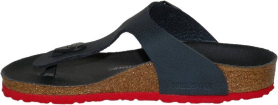 Birkenstock Gizeh Kids Slippers Desert Soil Blue Red Narrow fit | Blauw | Imitatieleer - Foto 8