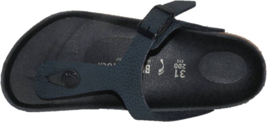 Birkenstock Gizeh Kids Slippers Desert Soil Blue Red Narrow fit | Blauw | Imitatieleer - Foto 4