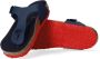 Birkenstock Gizeh Kids Slippers Desert Soil Blue Red Narrow fit | Blauw | Imitatieleer - Thumbnail 7