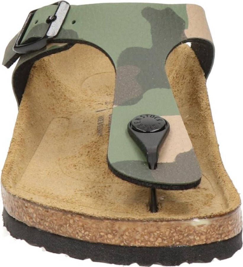 Birkenstock Slippers Unisex groen camouflage