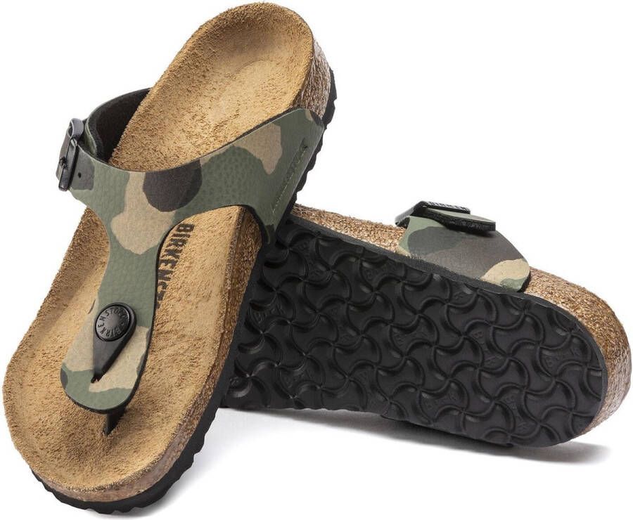 Birkenstock Gizeh jongens slipper Zwart multi - Foto 7